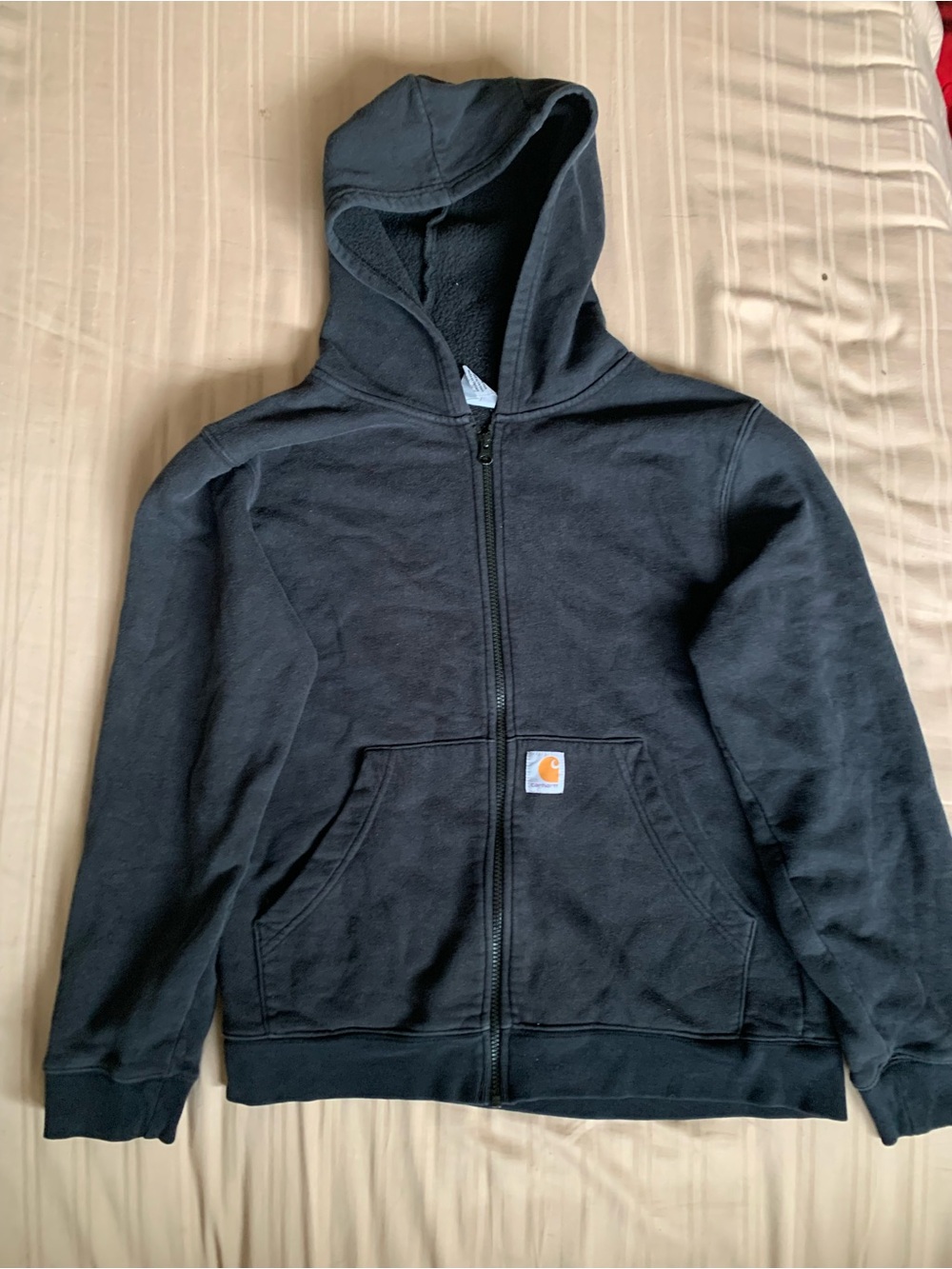 Carhartt XL 18-20 Black Full-Zip hoodie